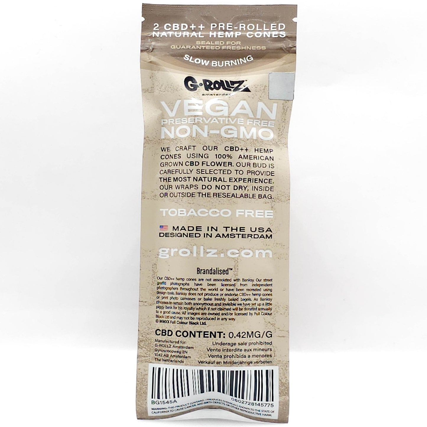 G-Rollz Blunt – 2 piezas con CBD añadido