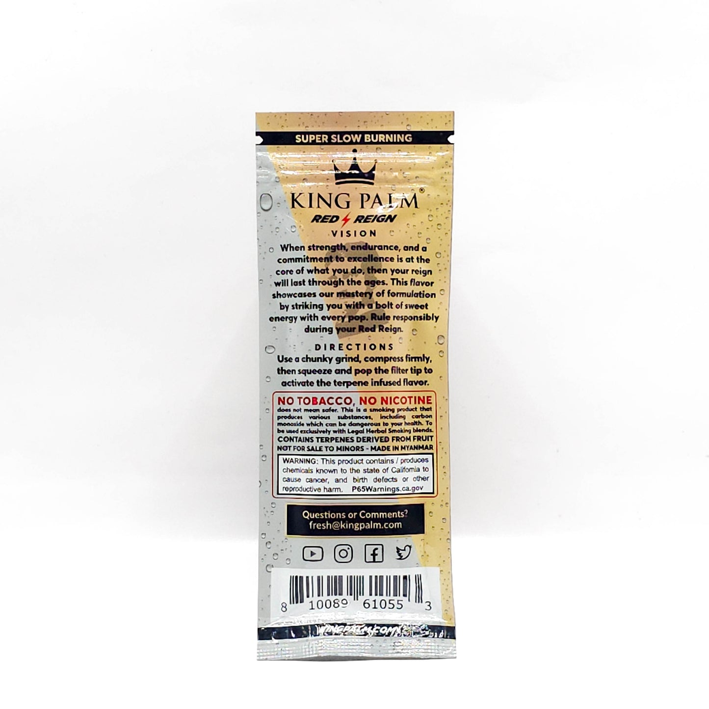 Blunts King Palm – Hojas de palma naturales
