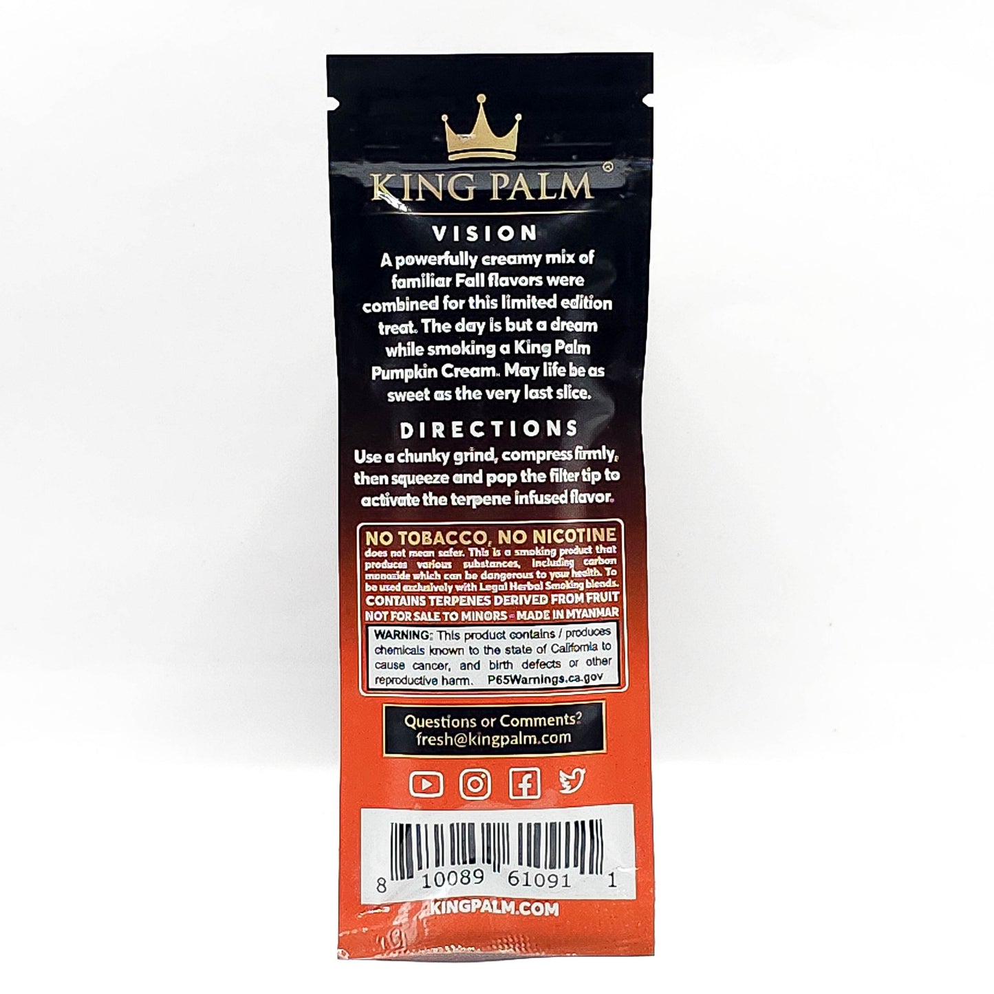 Blunts King Palm – Hojas de palma naturales