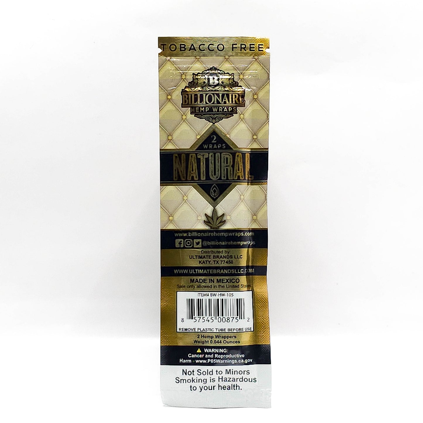 Billionaire Hemp Wraps – 2 pzs (varios sabores)