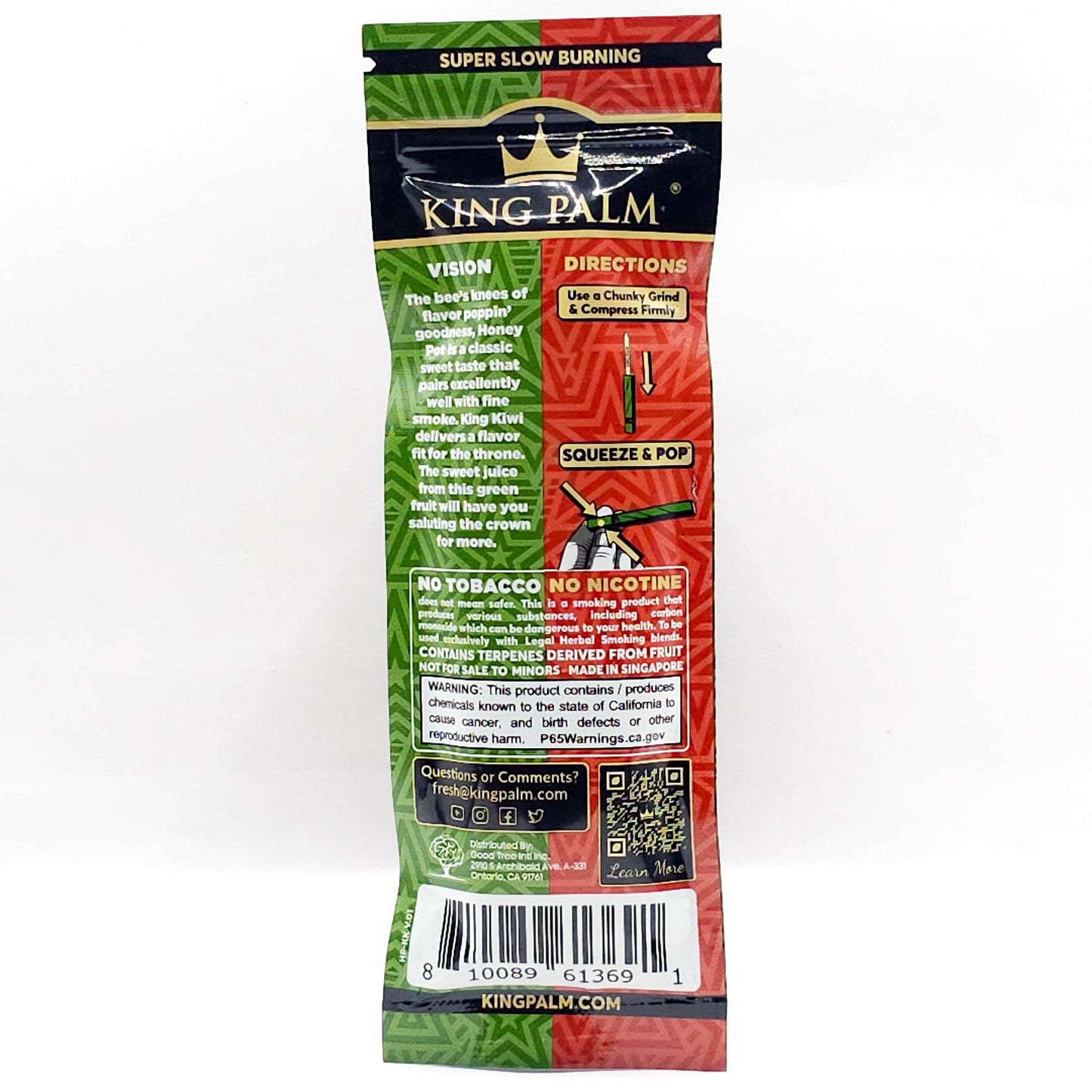 Blunts King Palm – Hojas de palma naturales