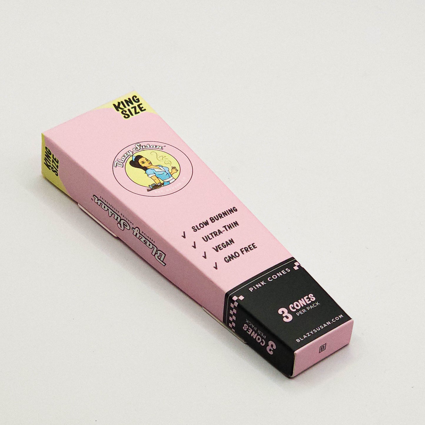 Blazy Susan Conos Rosas Prerolados – King Size (3 pzs)