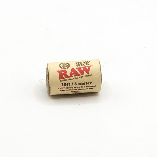 RAW Hemp Wick – 3m de fuego natural