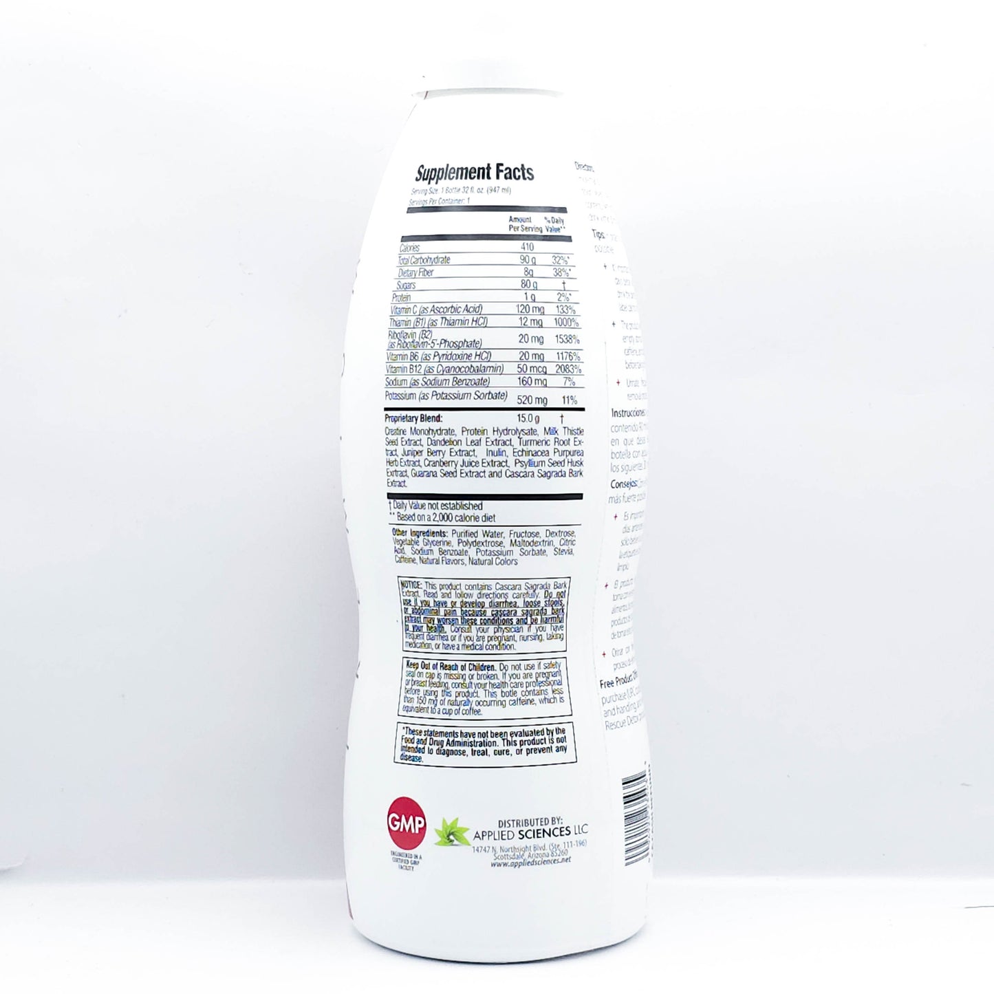 Rescue Detox Instant Cleansing Energy 32oz – ICE Ultra Premium