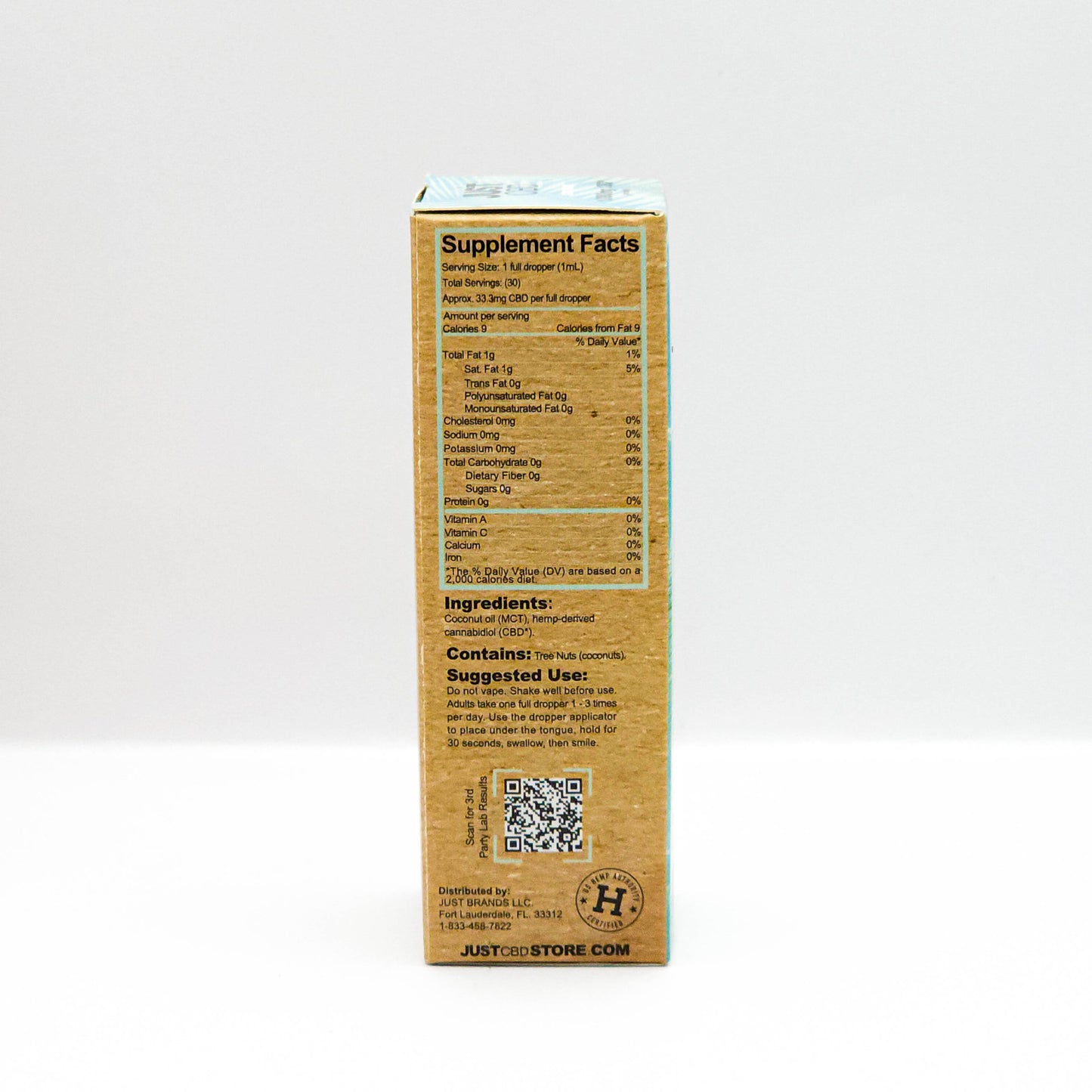 JUST CBD Full Spectrum Oil 1,000mg