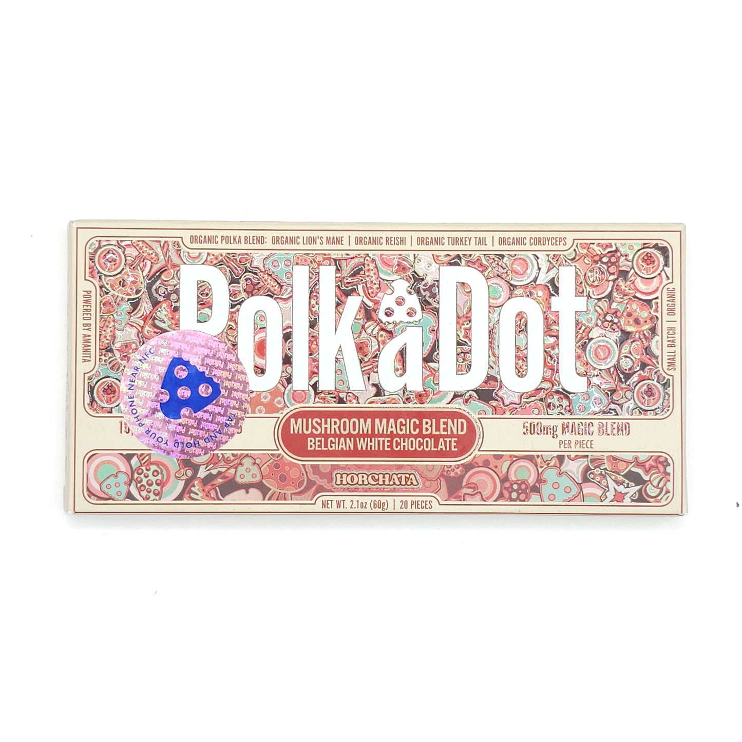 Polka Dot Mushroom Magic Blend – Barra de Chocolate