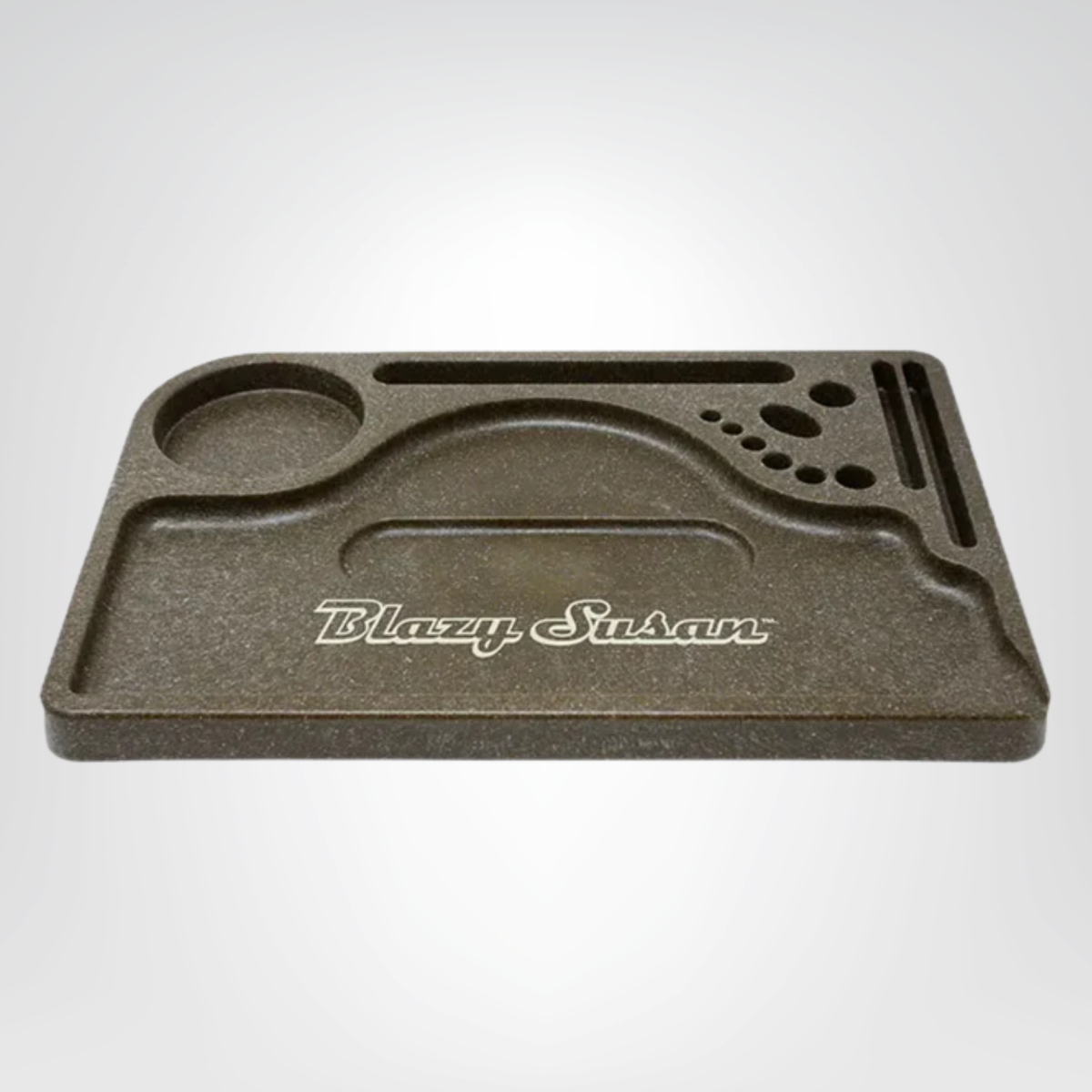 Charola - Blazy Susan Hemp Rolling Tray