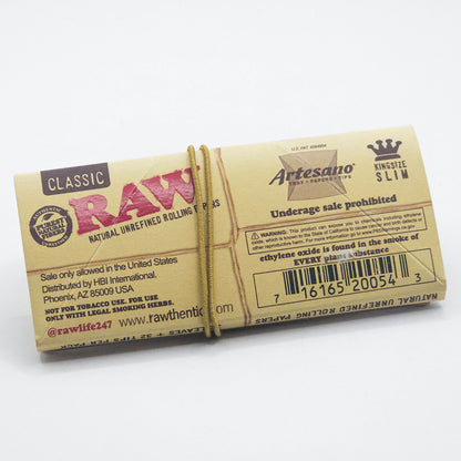 RAW Classic King Size + Tips (32 sábanas)