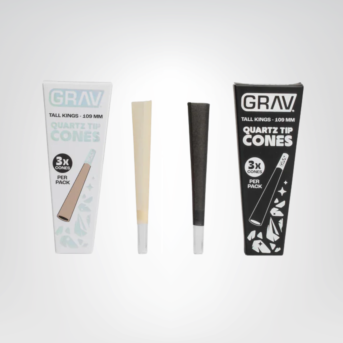 Tall Kings Quartz Tip Cones GRAV