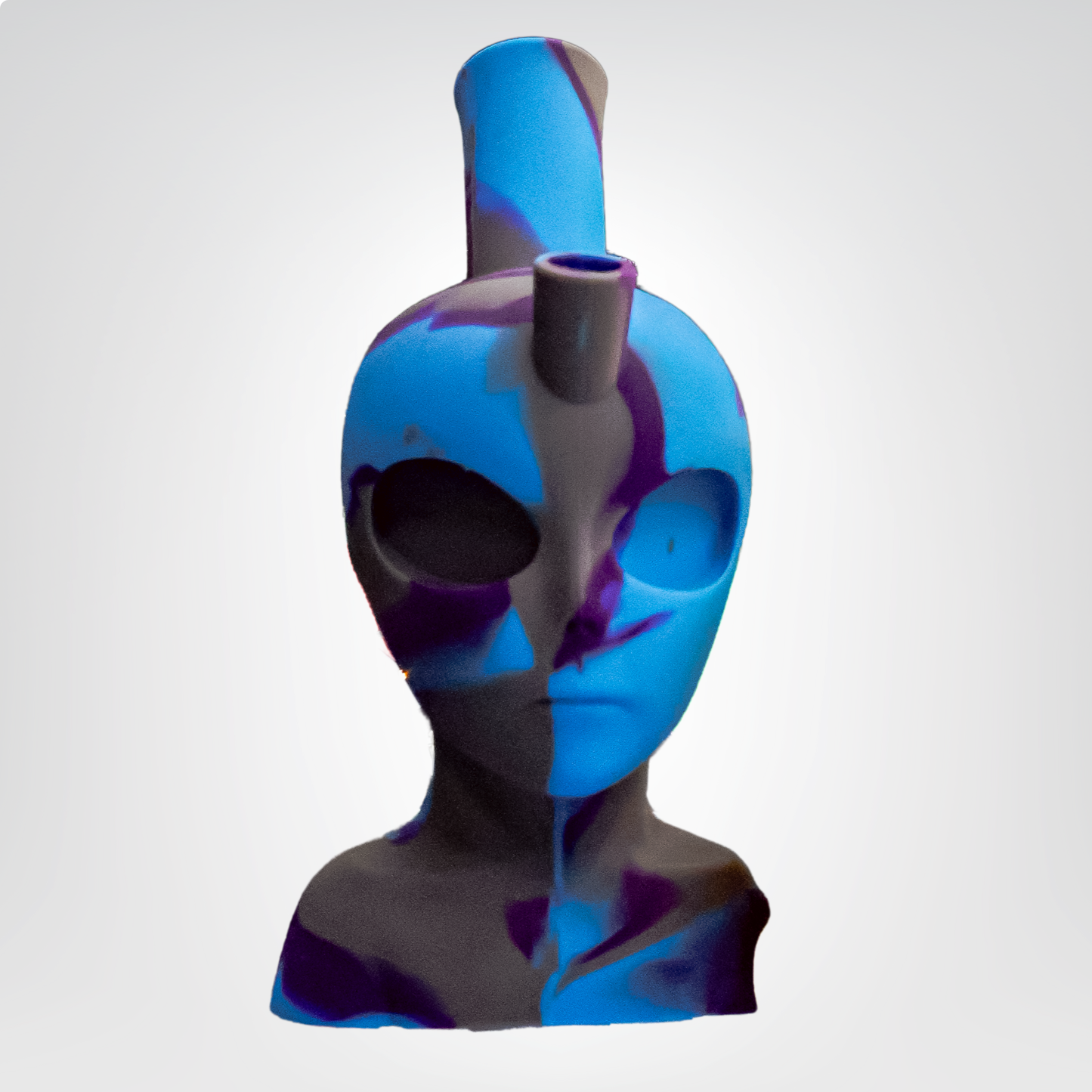 Alien Face Bong de Silicona 20cm